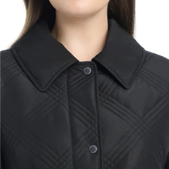 Jones New York Black Diamond-Quilted Puffer Jacket woman’s small NWT - Picture 5 of 16